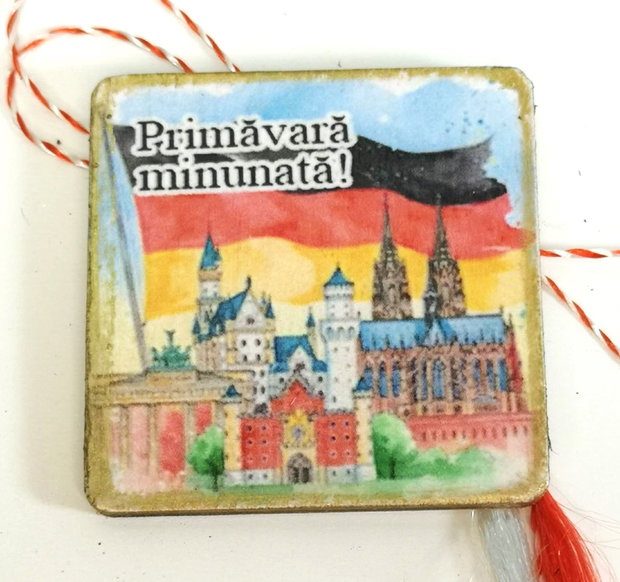 Martisor personalizat profesoara germana