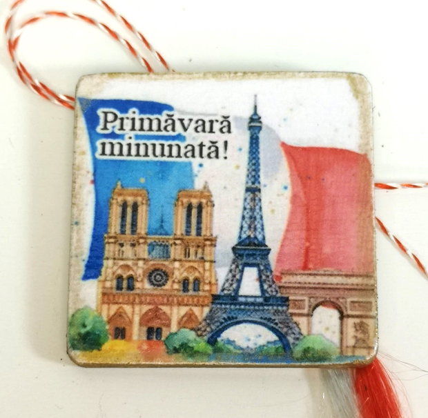 Martisor personalizat profesoara franceza