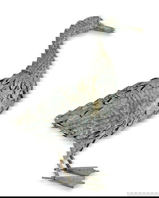 Rata decorativa din metal antik grey