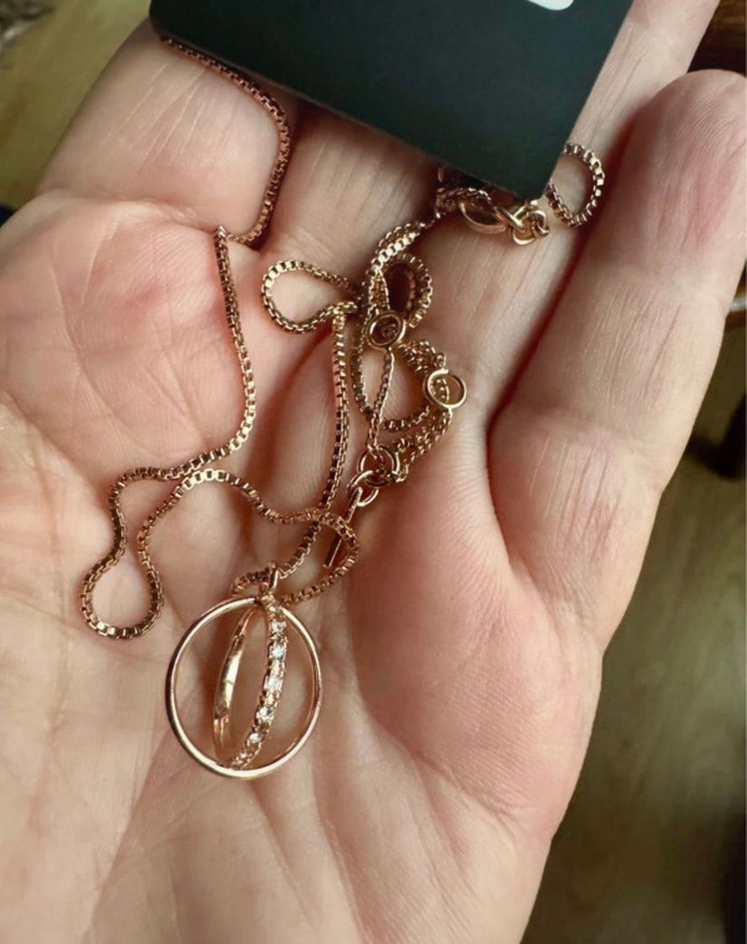 Lanț cu pandantiv Pilgrim Danish design nou