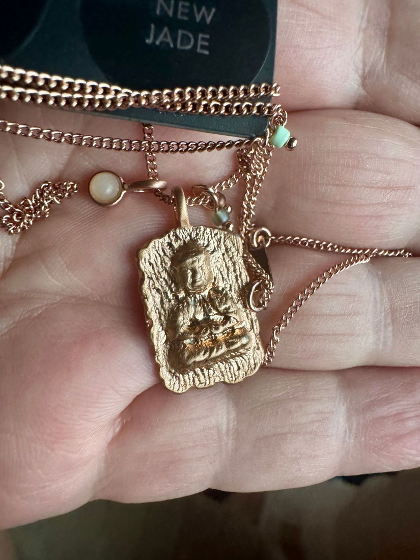 Buddha Pilgrim new jade Necklace