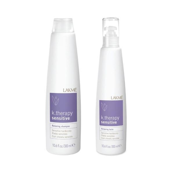 Set pentru scalp si par sensibil, Lakme, K.Therapy Sensitive Shampoo 300ml + Conditioner 300ml