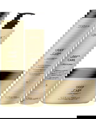 Set pentru reparare, Lakme Teknia, Deep Care, Sampon 300ml + Balsam 300ml + Masca 250ml