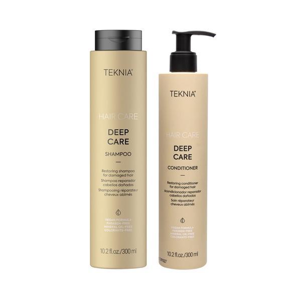 Set pentru repararea parului, Lakme Deep Care, Shampoo 300ml + Conditioner 300ml