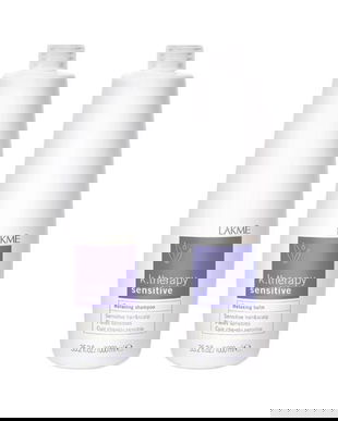 Set pentru scalp si par sensibil, Lakme, K.Therapy Sensitive, Sampon 1000ml + Balsam 1000ml