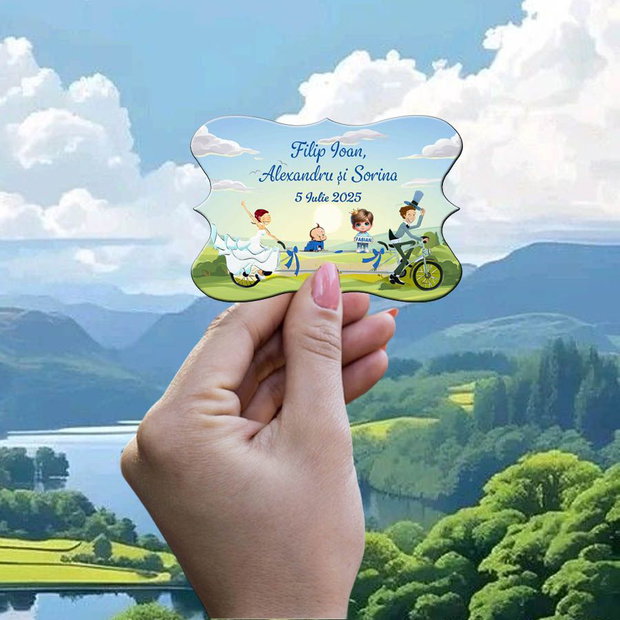 Marturii Nunta si Botez baiat cu plic bleu inclus