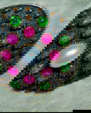 Inel nou argint masiv  925,  13 grame , perla. cuart , jad