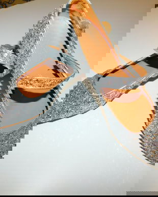 Pantofi noi designer, Balagan , masura 41,  spectaculosi, argintii