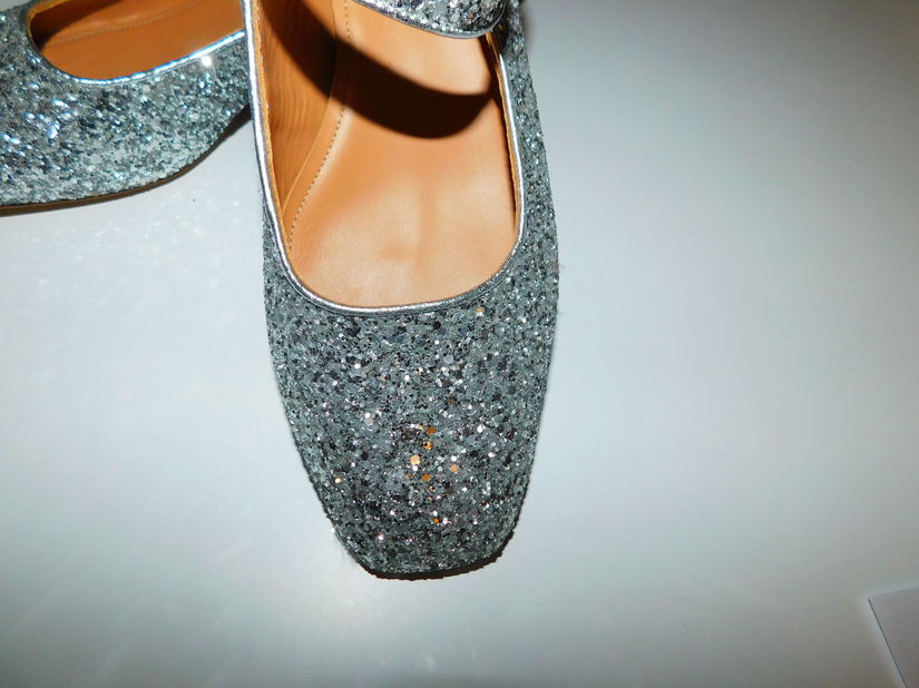 Pantofi noi designer, Balagan , masura 41,  spectaculosi, argintii