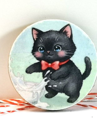 Martisor pentru copii cu pisicuta, motanel
