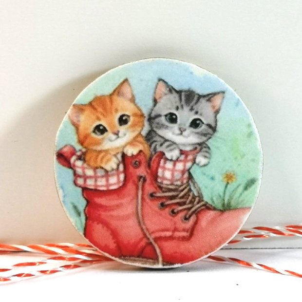 Martisor pentru copii, cu pisicute