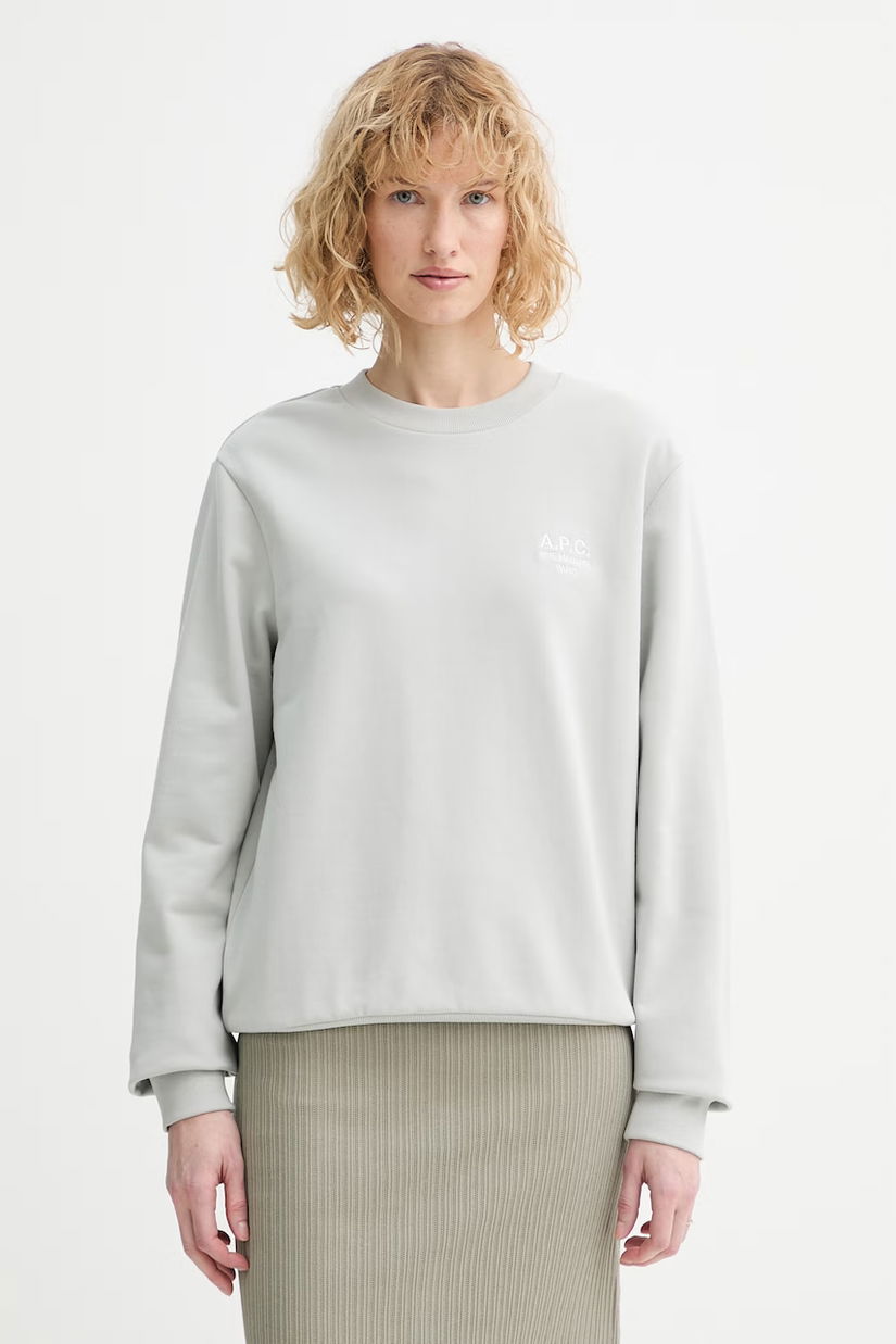 A.P.C. bluză SWEAT STANDARD RUE MADAME
