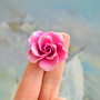 Trandafir roz fuxia- Brosa martisor