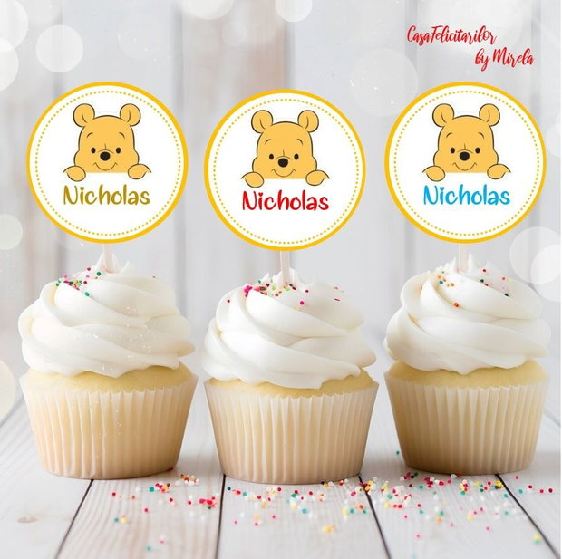 Set toppere baby Winnie personalizate