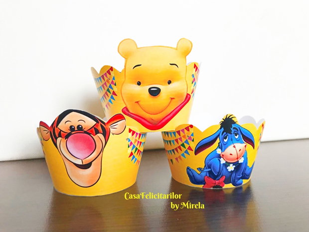 Învelitori brioșe Winnie the pooh