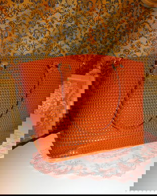 Geanta mare  vintage, Italia,  piele naturala  foarte  groasa,  deosebita