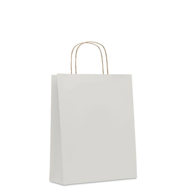 Set 50 pungi de hârtie cadou minimaliste pentru artizani și produse handmade