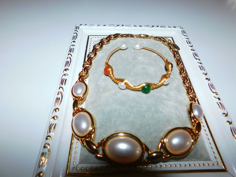 Colier nou,  metalic, masiv,  deosebit, bratara noua  cupru, cadou