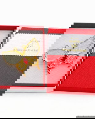 Mărțișor Broșă Fluture Auriu