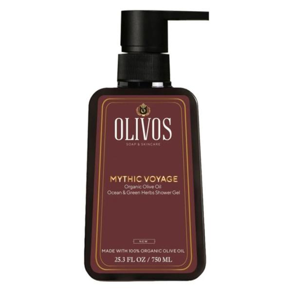Gel de Dus cu Ulei de Masline si Parfum Proaspat de Ocean - Olivos Mythic Voyage Shower Gel, 750 ml
