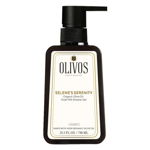 Gel de Dus cu Ulei de Masline si Lapte de Capra - Olivos Selene's Serenity Shower Gel, 750 ml