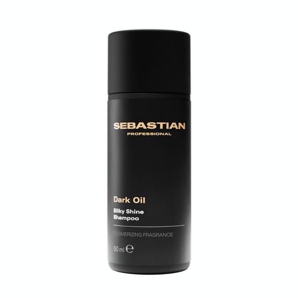 Sampon pentru Par Matasos si Stralucitor - Sebastian Professional Dark Oil Silky Shine Shampoo, 50 ml
