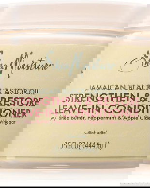 Balsam fara clatire SheaMoisture Jamaican Black Castor Oil Strengthen &amp; Restore Leave-In Conditioner, 444 ml