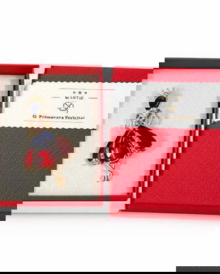 Broșă Mărțișor Prințesă Elegantă cu Cristale