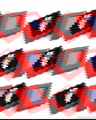 Set 6 Mărțișoare Broșă Asistentă Medicală, Design Drăguț, Cutie Cadou