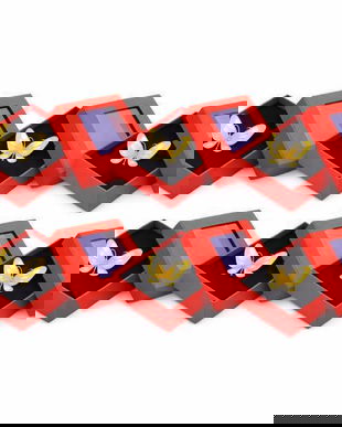 Set 6 Mărțișoare Broșă Fluture Galben, Design Elegant, Cutie Cadou Individuală