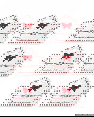 Set 6 Brățări Mărțișor cu Simbol Infinit și Cristale, Șnur Roșu-Alb Reglabil, Cartonaș Elegant &ndash; Ediția Primăvară