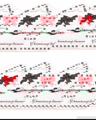 Set 6 Brățări Mărțișor cu Ghiocel, Șnur Roșu-Alb, Simbol al Primăverii