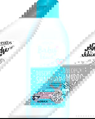 Sampon cu proteine din grau si extract de flori de catifea pentru curatare delicata, elkos babygl&uuml;ck, 250 ml