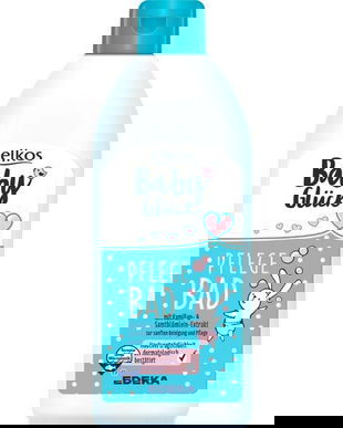 Lotiune de &icirc;ngrijire pentru baie, cu extract de musetel si flori de catifea, elkos babygl&uuml;ck, 500 ml