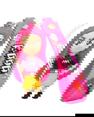 Breloc K-POP Mira, Figurină Stil Idol Coreean, 9 cm, Multicolor, Accesoriu pentru Chei și Ghiozdan