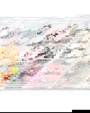 Figurine 3D volumetrice pentru manichiură, set D7