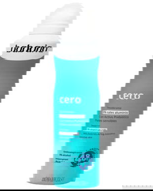 Deodorant Spray Fara Aluminiu si Alcool pentru Pielea Sensibila - Babaria Cero Deodorant Spray 0% Aluminum, 200 ml