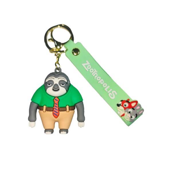 Breloc Zootropolis Flash, 6 cm &ndash; Breloc din Silicon pentru Chei și Ghiozdan