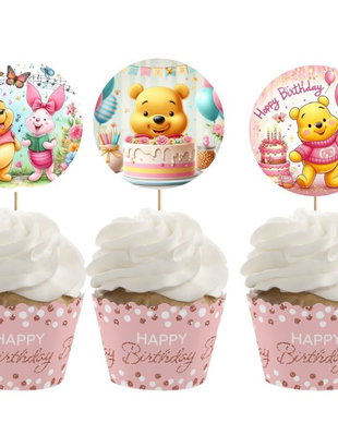 Toppere aniversare  Winnie the Pooh (modele diverse)