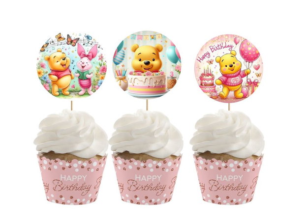 Toppere aniversare Winnie the Pooh (modele diverse)