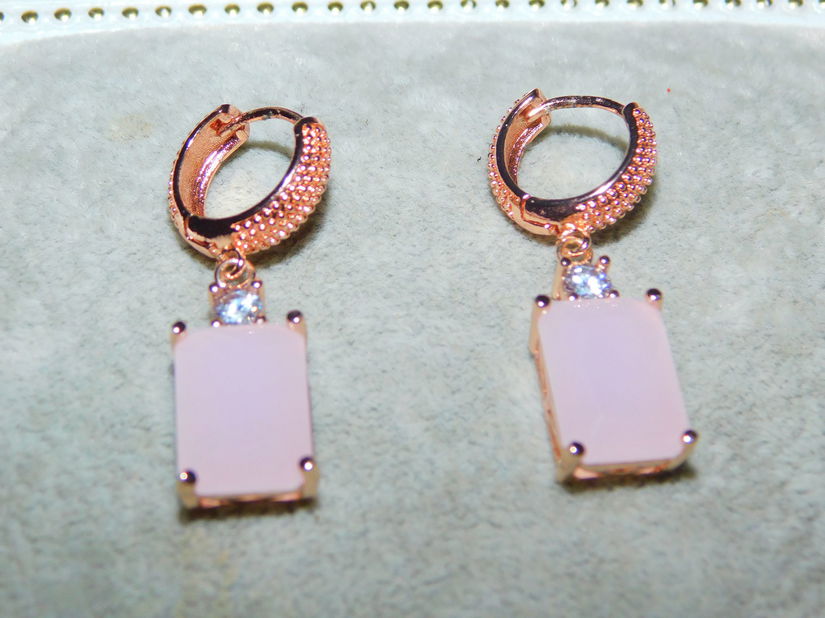 Colier nou argint placat cu aur roz,  rodiat, perle  naturale MAJORICA, 3 nuante