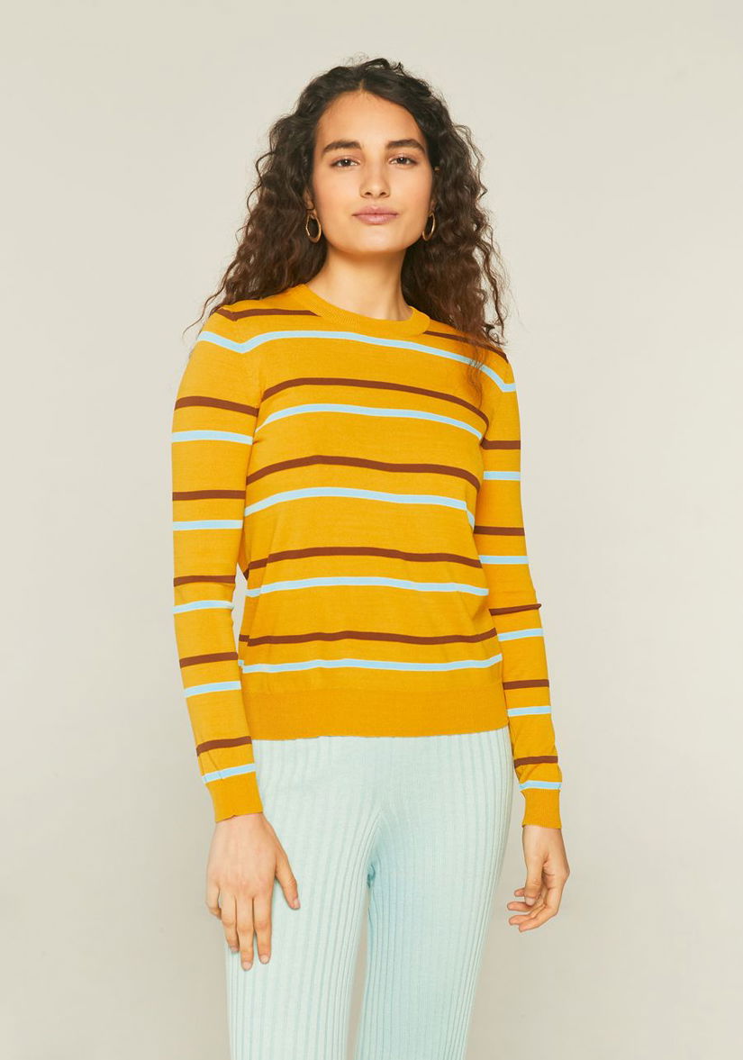 Pulover din tricot fin