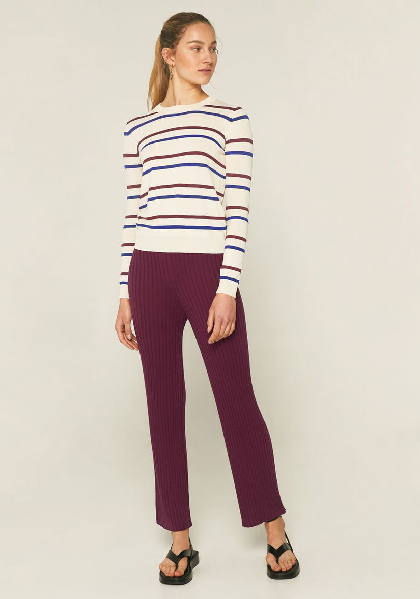 Pulover din tricot fin