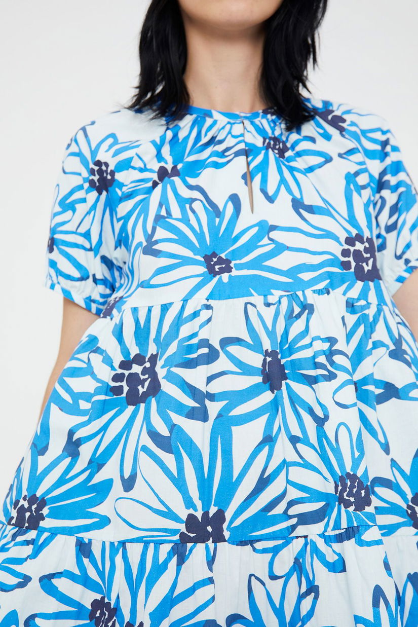 Rochie scurta cu imprimeu floral