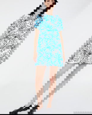 Rochie scurta cu imprimeu floral