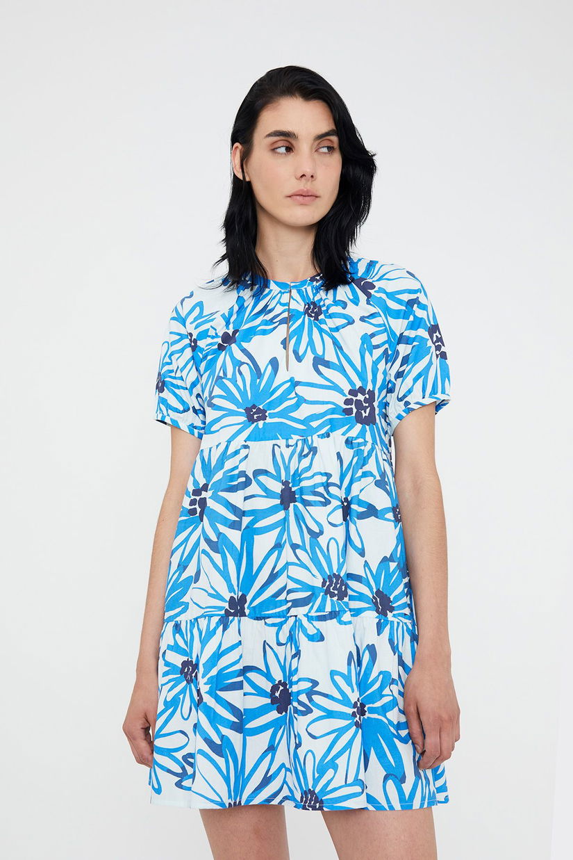 Rochie scurta cu imprimeu floral