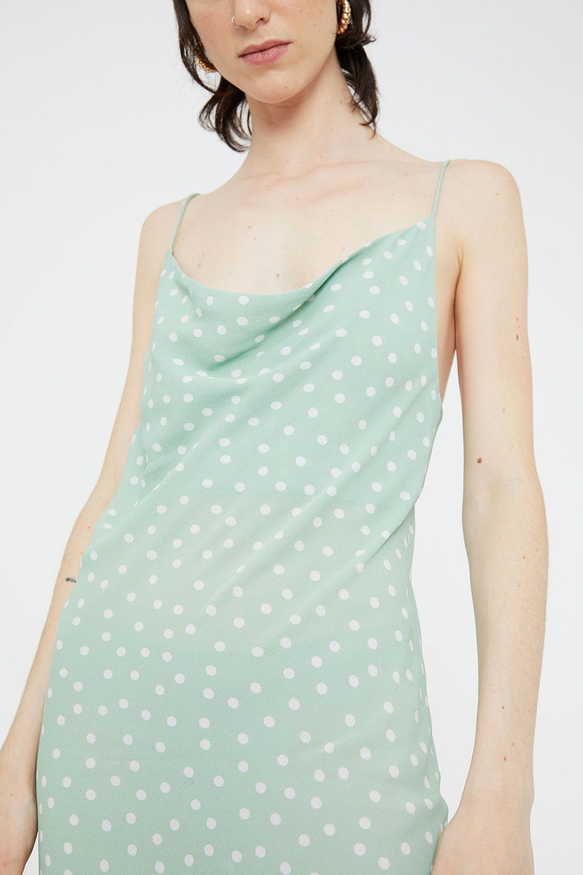 Rochie lungă cu buline