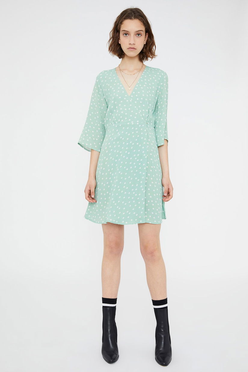 Rochie scurtă cu buline