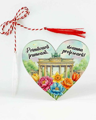 Mărțișor personalizat pentru profesoare de limba germană