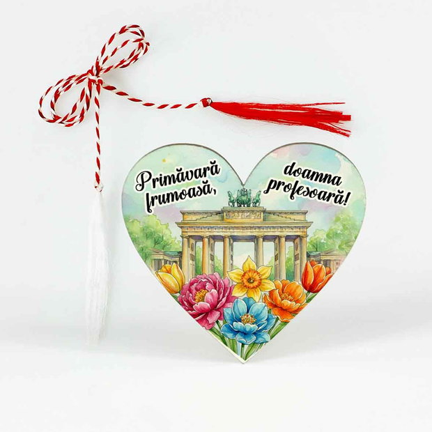 Mărțișor personalizat pentru profesoare de limba germană